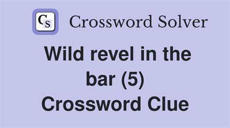 revel crossword clue